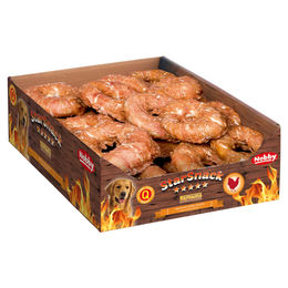 Produktbild von Nobby Starsnack Chicken Donut Kausnack für Hunde mit Huhn und Rind Größe L - 16 x 110 g
