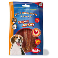 Produktbild von Nobby Starsnack Chicken Jerky Hundetrockenfleisch Huhn mit hohem Fleischanteil und Monoprotein 70 g - 70 g