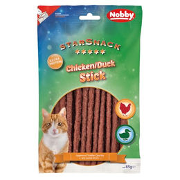 Nobby StarSnack Crunchy Sticks Huhn und Ente für Katzen Adult 85 g - 85 g – Bild 1 von 2