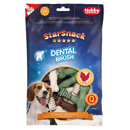 Produktbild von Nobby StarSnack Dental Brush Zahnpflege-Snack Huhn ohne Zucker 180 g - 180 g