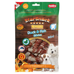 Nobby StarSnack Duck & Fish Sticks Mini Hundesnack mit Trockenfleisch 130 g - 130 g – Bild 1 von 2
