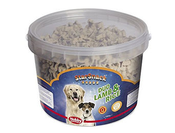 Nobby StarSnack Duo Belohnungssnack Lamm & Reis für Hunde Adult ohne Zucker 1800 g - 1800 g – Bild 1 von 5