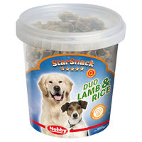 Produktbild von Nobby Starsnack Duo Belohnungssnack Lamm & Reis für Hunde ohne Zucker 500 g - 500 g