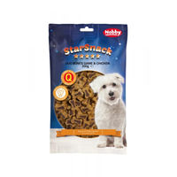 Produktbild von Nobby Starsnack Duo Bones Belohnungssnack für Hunde mit Wild und Geflügel ohne Zucker 200 g - 200 g