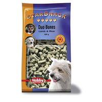 Produktbild von Nobby Starsnack Duo Bones Kauknochen Lamm ohne Zucker 10 kg - 10 kg