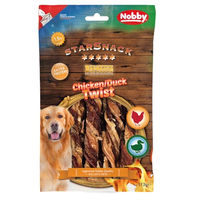 Produktbild von Nobby StarSnack Hundesnack Barbecue Chicken Duck Twist Trockenfleisch 113 g - 113 g