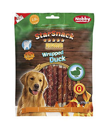 Nobby Starsnack Kausnack Barbecue Wrapped Duck mit Ente und Rind 375 g - 375 g – Bild 1 von 4