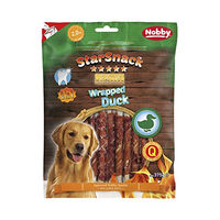 Produktbild von Nobby Starsnack Kausnack Barbecue Wrapped Duck mit Ente und Rind 375 g - 375 g