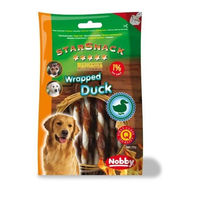 Produktbild von Nobby StarSnack Kausnack Barbecue Wrapped Duck mit Ente und Rind 70 g - 2 x 70 g
