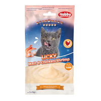 Produktbild von Nobby Starsnack Licky Cat Leckerli Paste Malt Huhn und Garnele 5 x 15 g - 5 x 15 g