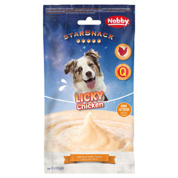 Nobby Starsnack Licky Dog Huhn Paste getreidefrei 75 g - 5 x 15 g – Bild 1 von 2