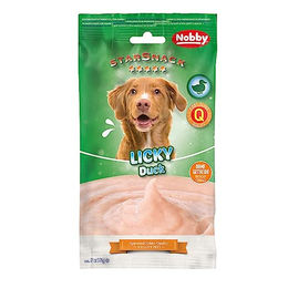 Nobby StarSnack Licky Hundesnack Ente Huhn getreidefrei 75 g - 5 x 15 g – Bild 1 von 7