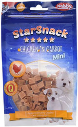 Nobby Starsnack Mini Belohnungssnack für Welpen Huhn mit hohem Fleischanteil 70 g - 70 g – Bild 1 von 5