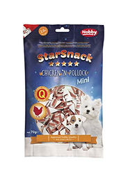 Nobby StarSnack MINI Belohnungssnack für Welpen mit Huhn und Seelachs 70 g - 70 g – Bild 1 von 2