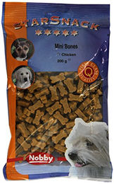 Nobby Starsnack Mini Bones Chicken Hund Belohnungssnack ohne Zucker 200 g - 200 g – Bild 1 von 3