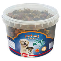 Produktbild von Nobby StarSnack Mini Kauknochen Mix für Hunde mit Geflügel und Lachs ohne Zucker 1,8 kg
