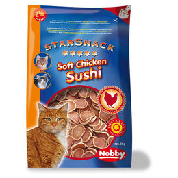 Produktbild von Nobby Starsnack Soft Chicken Sushi Hundeleckerli Huhn und Thunfisch 85 g - 85 g