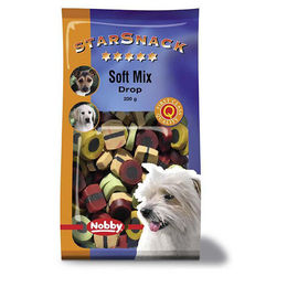 Nobby Starsnack Soft Mix Drops Hund Leckerli zuckerfrei 200g - 200 g – Bild 1 von 2