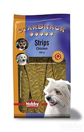 Nobby Starsnack Strips Geflügel Hund Trockenfleisch 200g - 20 x 1 Stk. – Bild 1 von 2