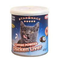 Produktbild von Nobby StarSnack Topping Powder Hähnchenleber mit Katzenminze für Katzen 60 g