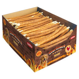 Produktbild von Nobby Starsnack Wrapped Chicken Kausnack für Hunde mit Huhn und Rind Größe L 25 cm - 214 x 32 g