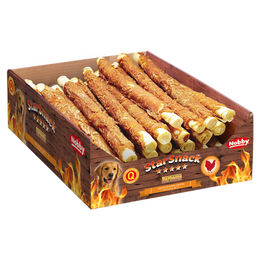 Produktbild von Nobby Starsnack Wrapped Chicken Kausnack für Hunde mit Huhn und Rind XL 27 cm - 23 x 3 kg