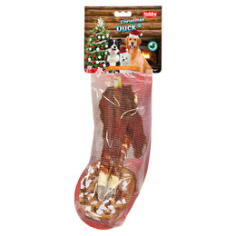 Produktbild von Nobby StarSnack Xmas Boot XL Belohnungssnack für Hunde mit Ente und Huhn ohne Zucker 114 g - 114 g