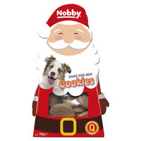 Produktbild von Nobby StarSnack Xmas Snack Box Hund Belohnungssnack Huhn und Ente mit hohem Fleischanteil ohne Zucker 98 g - 98 g
