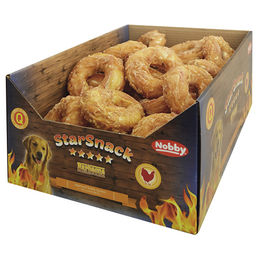 Produktbild von Nobby StarSnack Zahnpflege-Snack Barbecue Chicken Donut mit Huhn und Rind 30 Stück - 30 x 110 g