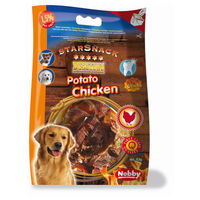 Produktbild von Nobby Starsnack Zahnpflege-Snack Barbecue Süßkartoffel mit Hähnchen 140 g - 140 g