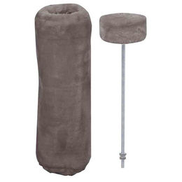 Produktbild von Nobby Starsystem Deckenspanner mit Plüsch Cover DE LUXE warmgrau