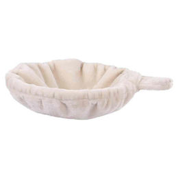 Produktbild von Nobby Starsystem Hundemulde rund aus Plüsch mit Metallring beige 45 cm