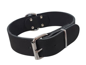 Produktbild von Nobby TABIL Leder Halsband extra breit Schwarz 55 cm