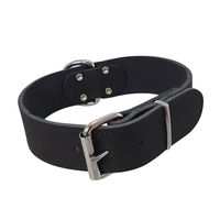 Produktbild von Nobby TABIL Leder Halsband extra breit Schwarz 55 cm