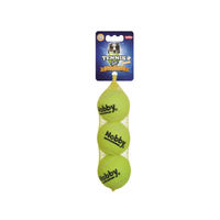 Produktbild von Nobby Tennisball mit Squeaker für Hunde Größe M 6,5 cm Gelb