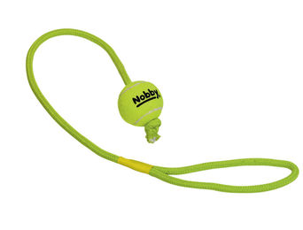 Produktbild von Nobby Tennisball mit Wurfschlaufe für Hunde Größe S 5 cm - 1 Stk.