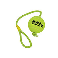 Produktbild von Nobby Tennisball mit Wurfschlaufe für Hunde XL Gelb Grün - 1 Stk.