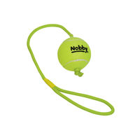 Produktbild von Nobby Tennisball mit Wurfseil für Hunde Größe L