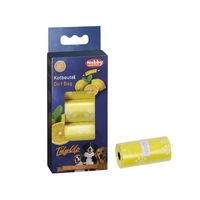 Produktbild von Nobby TidyUp Kotbeutel Lemon mit Pfotendruck 4 Rollen à 20 Stück - 4 x 20 Stk.