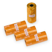 Produktbild von Nobby TidyUp Kotbeutel mit Knochendruck orange 60 Stück - 4 x 15 Stk.