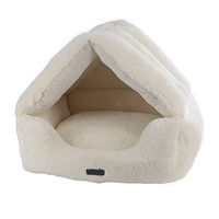 Produktbild von Nobby Tierbett Haus Sora Beige Plüsch Hundebett und Katzenbett
