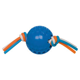 Produktbild von Nobby TPR Ball mit Silikonband Blau 7,5 cm