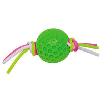 Produktbild von Nobby TPR Ball mit Silikonband Grün 7,5 cm