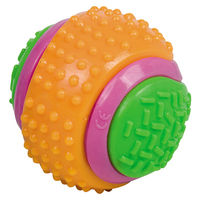 Produktbild von Nobby TPR Baseball Kauspielzeug mit Glocke bunt - 8 cm