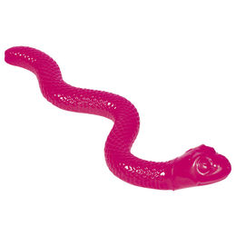 Nobby TPR Schlange Kauspielzeug für Hunde in Rosa 42 cm - 1 Stk. – Bild 1 von 3