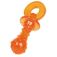 Produktbild von Nobby TPR Schnuller Spiky Kauspielzeug für Hunde Orange 11 cm
