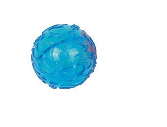Nobby TPR Snackball für Hunde blau 10 cm interaktives Kauspielzeug – Bild 1 von 6