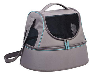 Nobby Transformer 3 in 1 Happy Cat Tragetasche für Katzen grau aus Mikrofaser – Bild 1 von 9