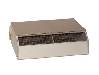 Produktbild von Nobby Transportbox aus Holz für Vögel mit 2 Fächern 30 x 25 x 12 cm Braun