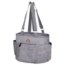 Produktbild von Nobby Transportbox Delos für kleine Rassen grau melange aus wasserabweisendem Polyester